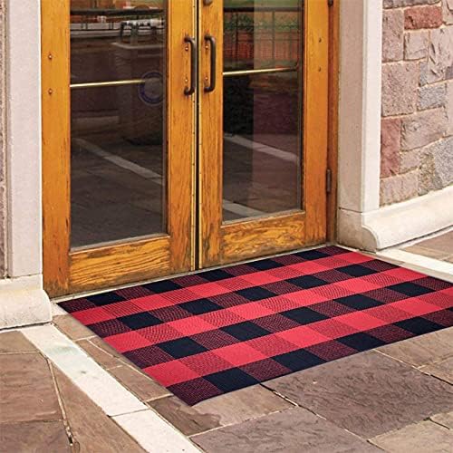 Winwinplus Buffalo Plaid Check Rug 275 X 43 Inch