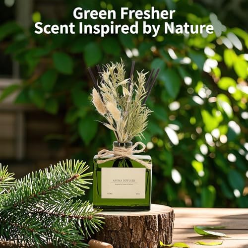 Gagingoold Reed Diffuser Set with 6 Fl Oz Sandalwood and Rose