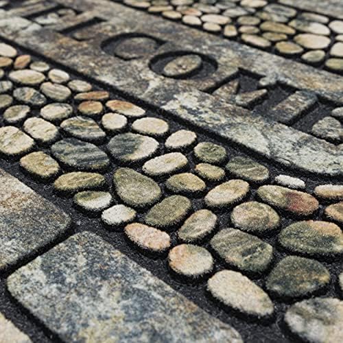 Mohawk Home Entryway Door Mat 2 x 3 All Weather Non Slip Recycled Rubber