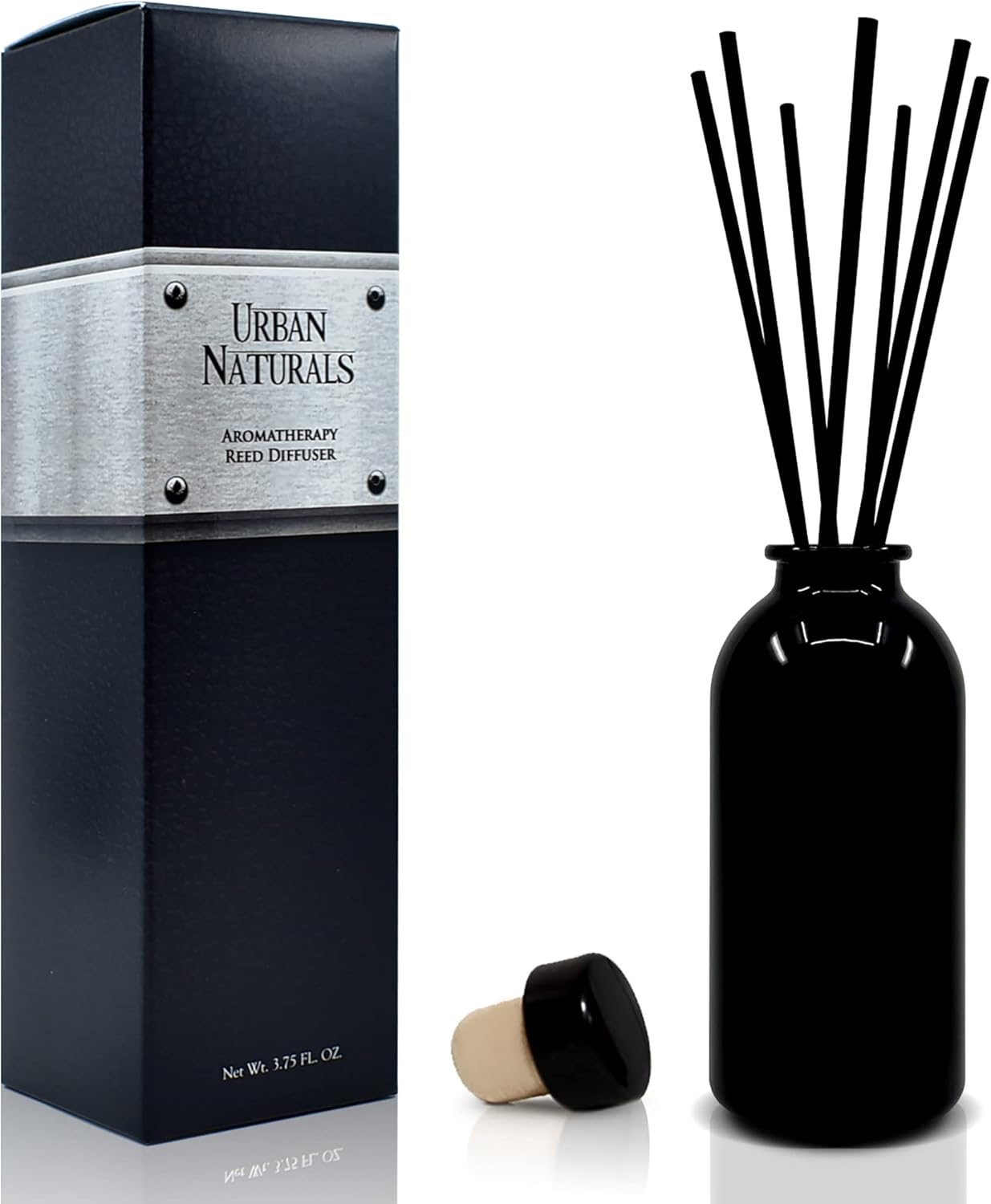 Urban Naturals Lavender Fields Reed Diffuser Set with Real Lavender Stems