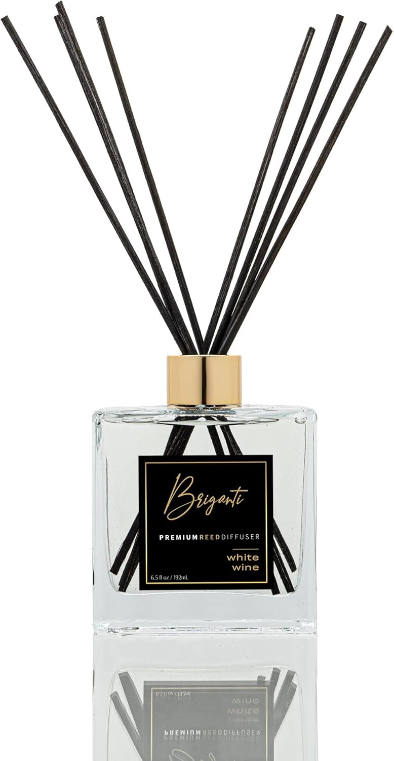 BRIGANTI Premium Reed Diffuser Set White Wine