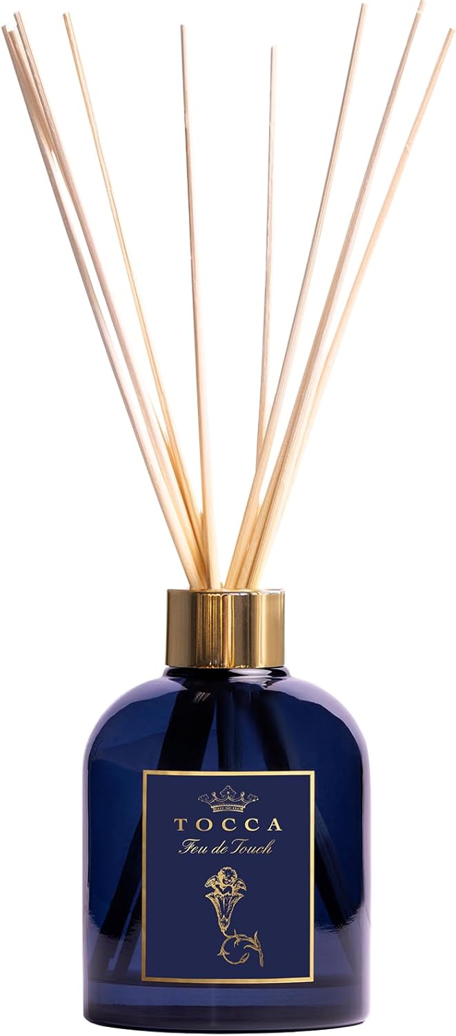 TOCCA Feu de Touch Reed Diffuser 6oz Gardenia Pomegranate