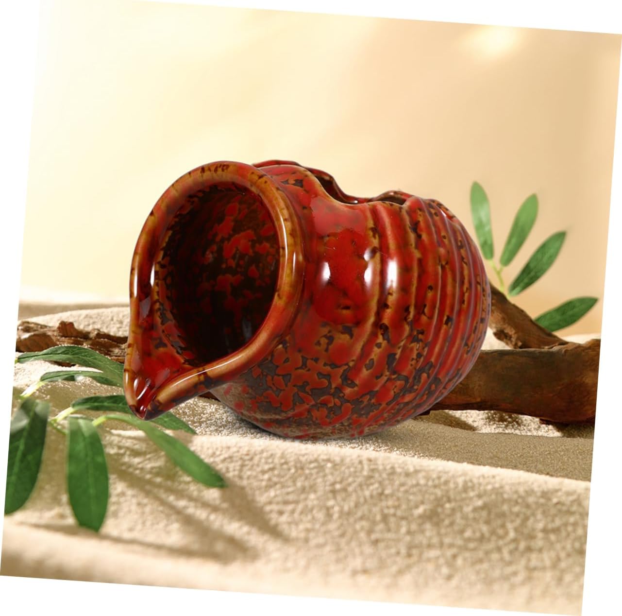 Ciieeo Ceramic Water Fountain Jar Pump for Indoor Outdoor Decor