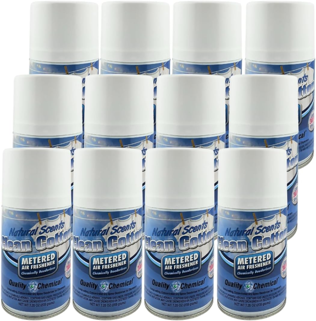 Quality Chemical Metered Aerosol Fragrance Refill Can Pack of 12