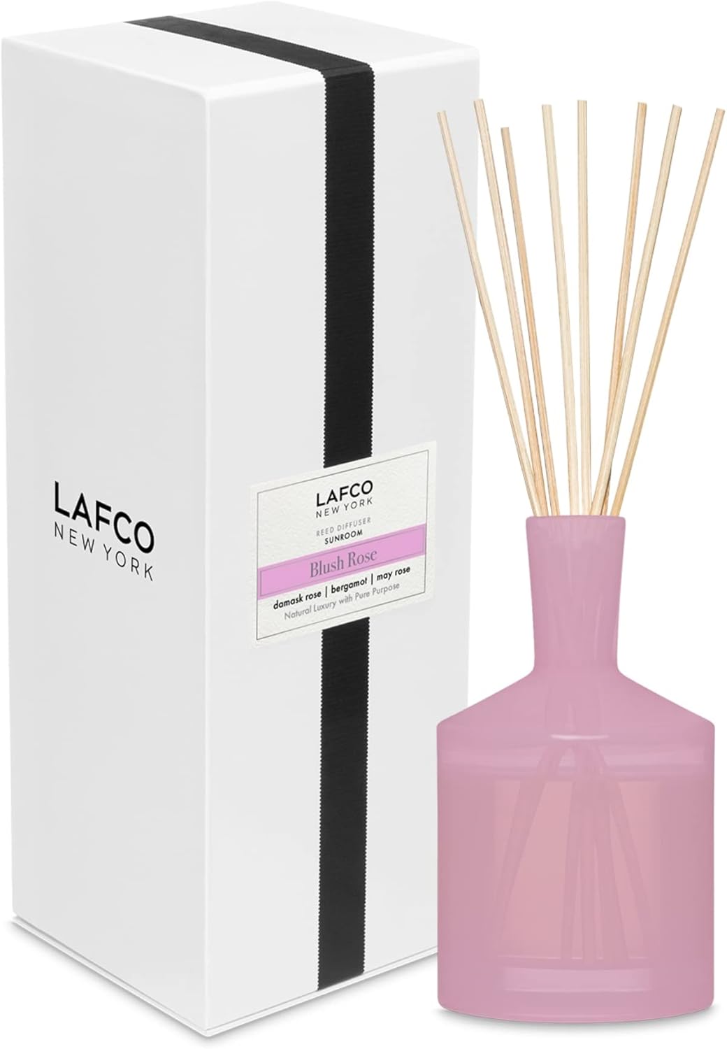 LAFCO New York Classic Reed Diffuser Blush Rose 6 oz