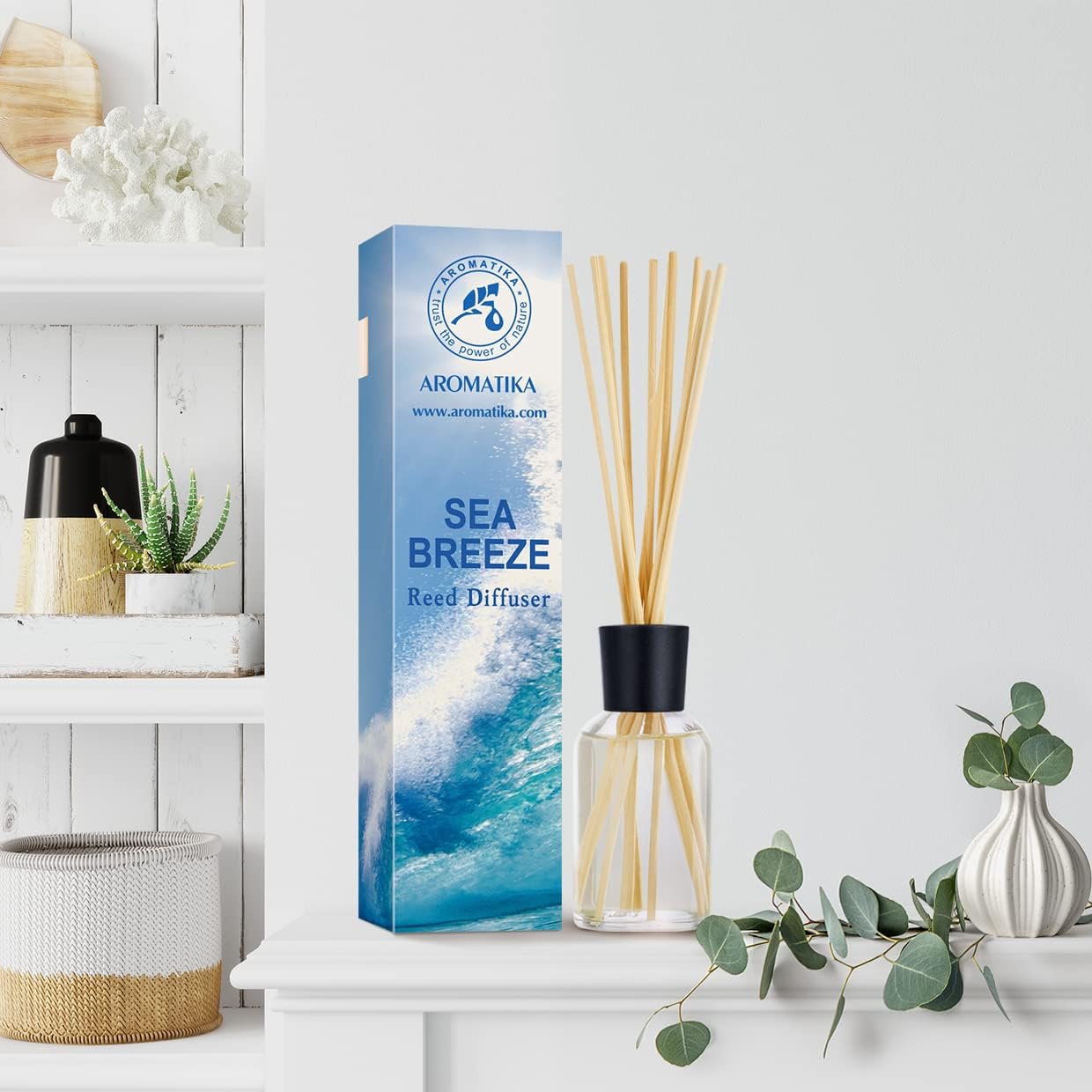 Sea Breeze Diffuser 34 Fl Oz - Fresh Long Lasting Fragrance Set