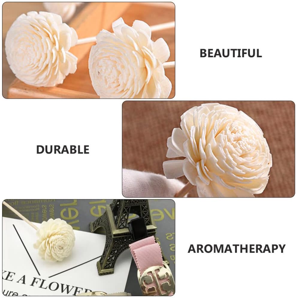 6pcs Dried Flower Rattan Sticks for Home Fragrance Decor