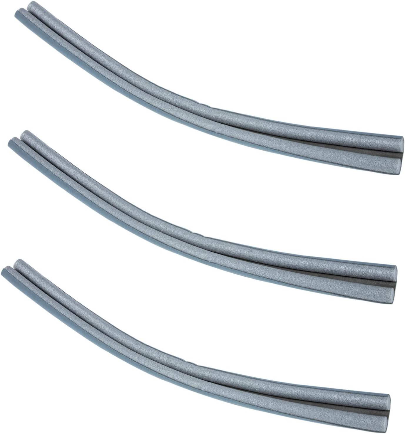 NUOBESTY 3Pcs Door Bottom Seal Strip Draft Stopper for Sound Reduction and Weather Stripping Easy Installation Home Use