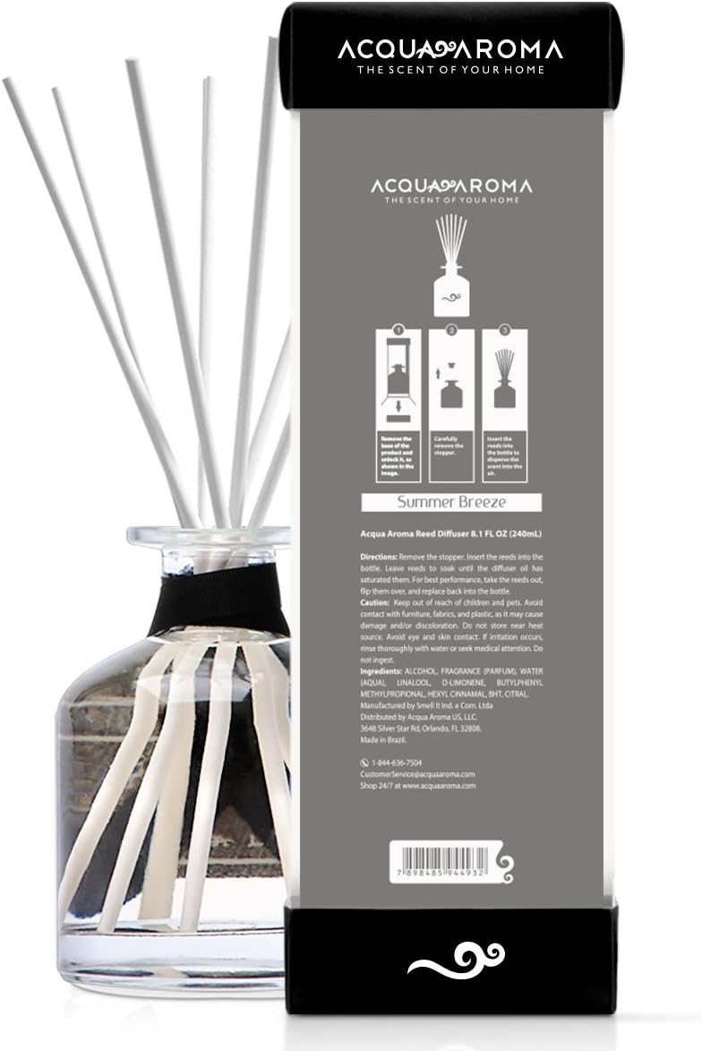 Acqua Aroma Summer Breeze Reed Diffuser 81 FL OZ