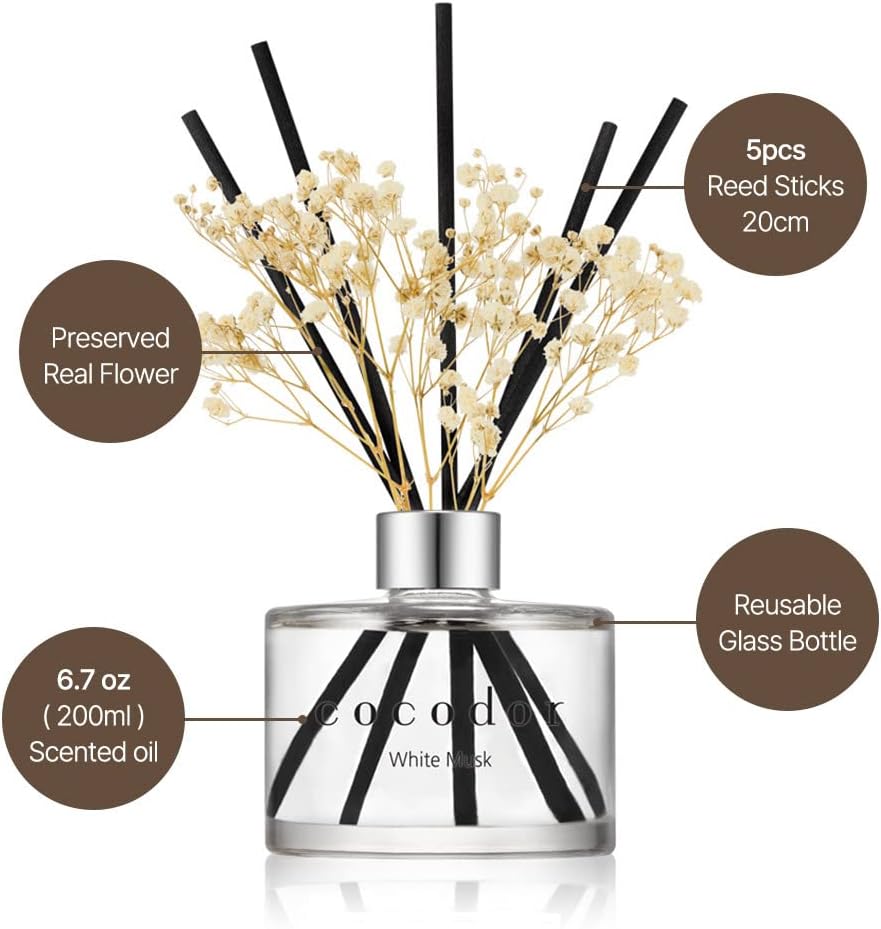 Cocodor April Breeze Reed Diffuser Set 2 Pack 67oz