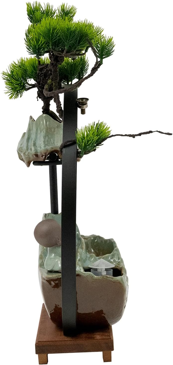 Indoor Waterfall Fountain with Light and Mist
