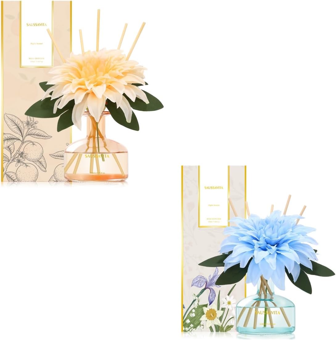 Saussavita Reed Diffuser Set 710 oz Tangerine Citrus Forest