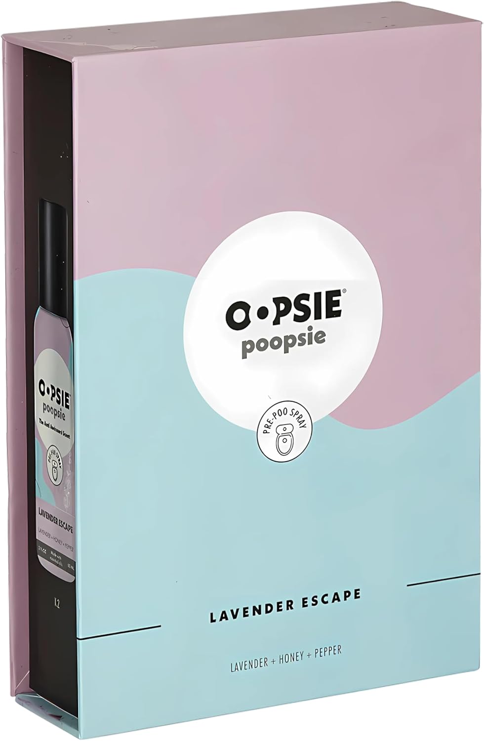 Oopsie Poopsie Pre-Poop Toilet Spray 2oz Travel Size 7ml Pocket Set