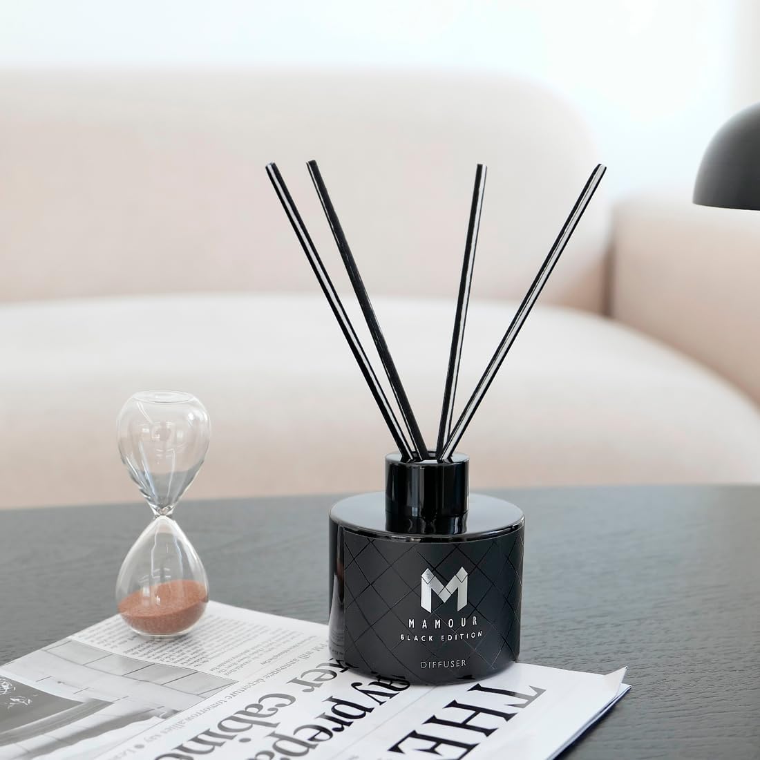 MARIEUS MAMOUR Oil Diffuser Set with Bamboo Sticks