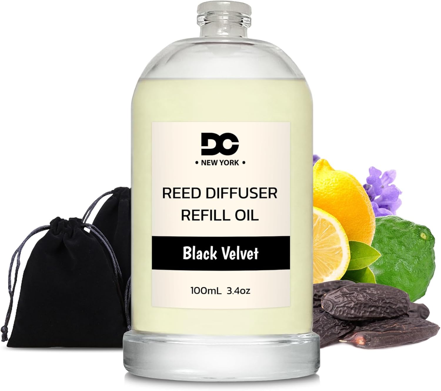 Daniellas Black Velvet Reed Diffuser Refill Oil 34oz