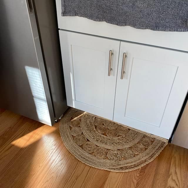 KLAVATE Natural Jute Front Door Rug Entry Mat