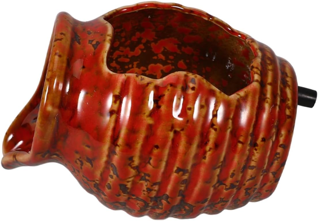 Ciieeo Ceramic Water Fountain Jar Pump for Indoor Outdoor Decor