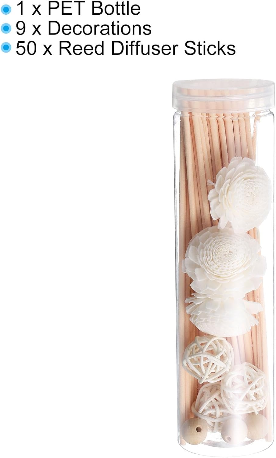 PATIKIL 30cm Reed Diffuser Stick Set 50 Pack