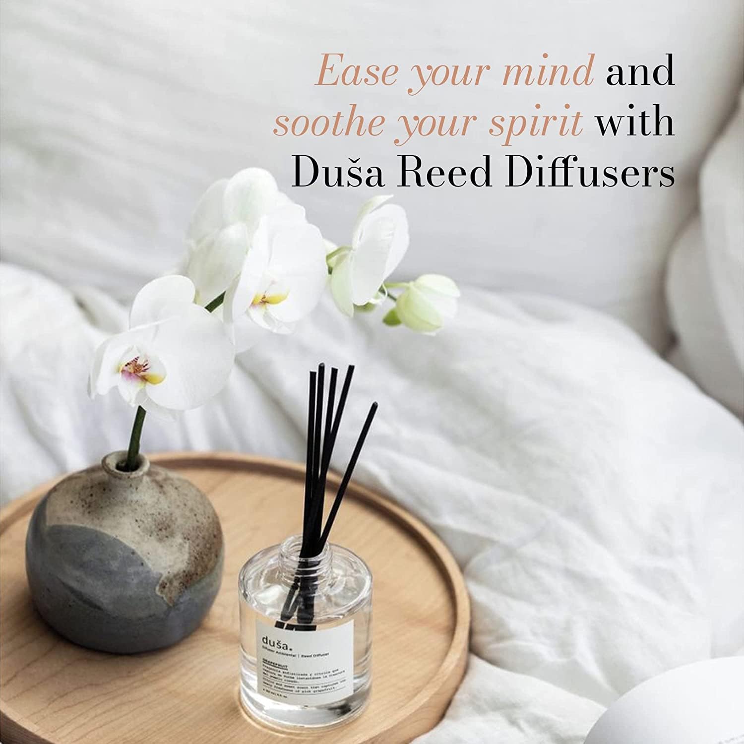 DUSA Santal Reed Diffuser Set - 5 Fl Oz