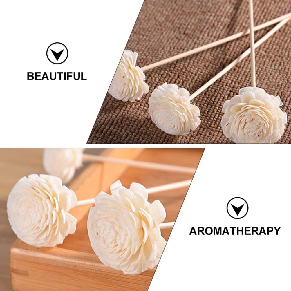 6pcs Dried Flower Rattan Sticks for Home Fragrance Decor