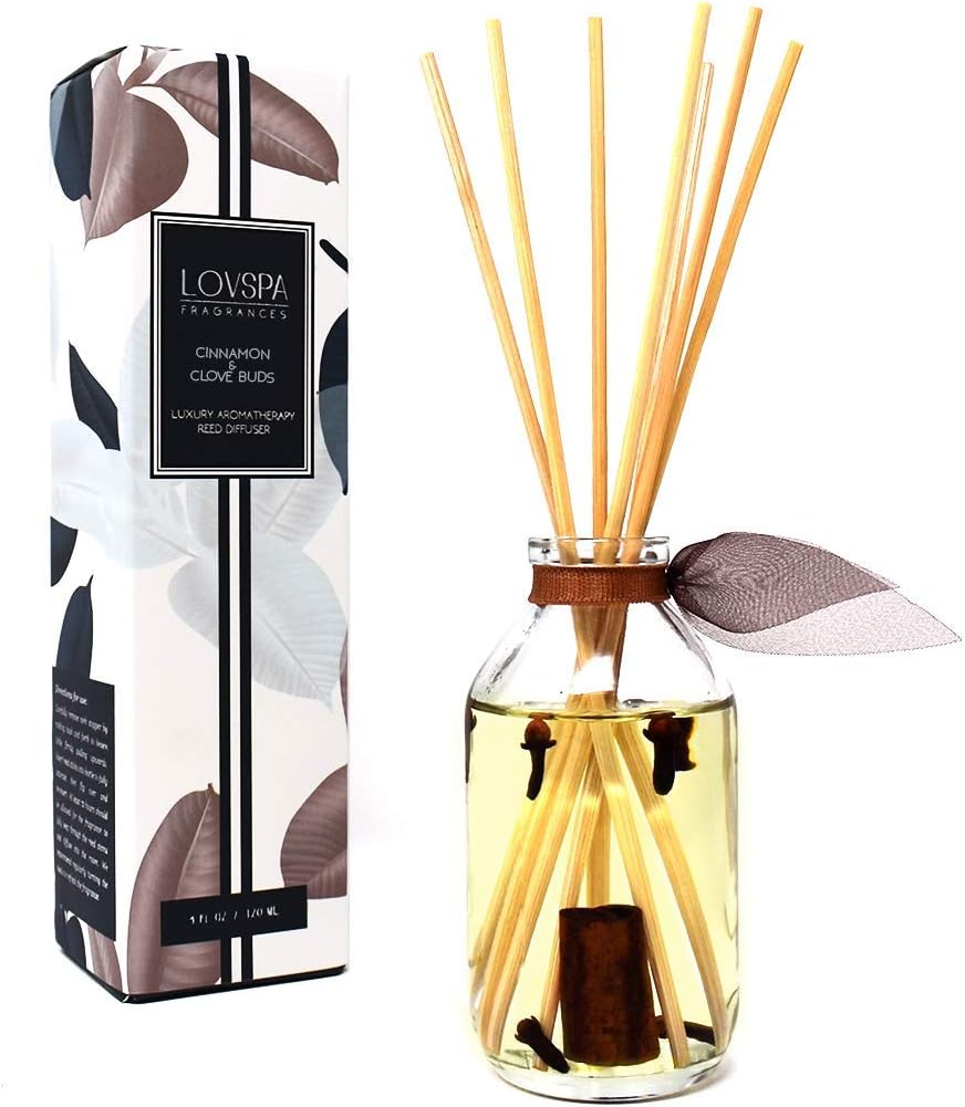 LOVSPA Cinnamon Clove Buds Reed Diffuser Refill Bundle