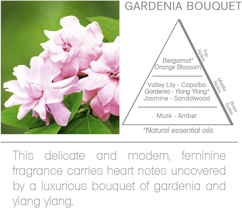 Acqua Aroma Gardenia Bouquet Reed Diffuser 81 Fl Oz
