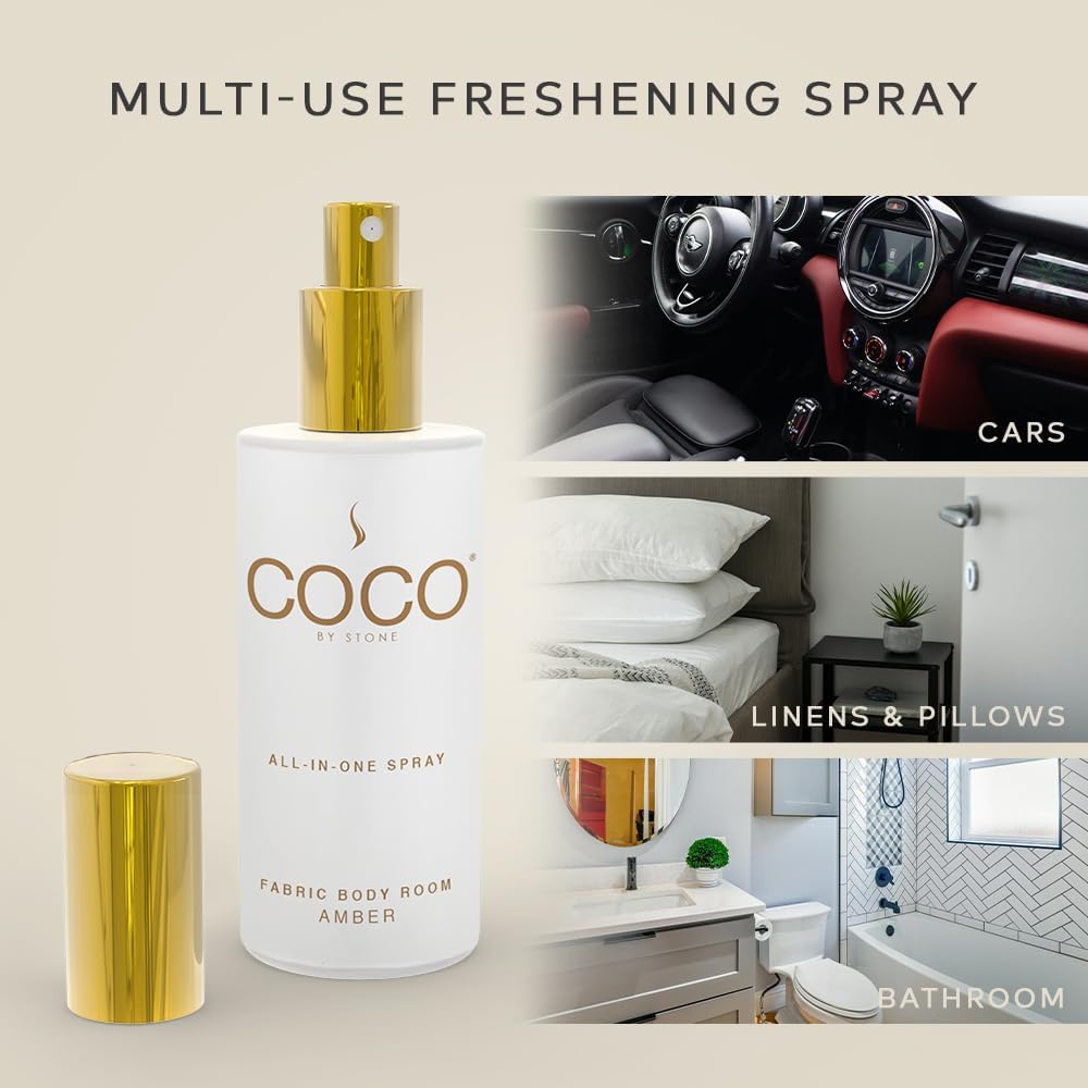 COCO by Stone 5oz Amber Room Spray for Fabric and Home