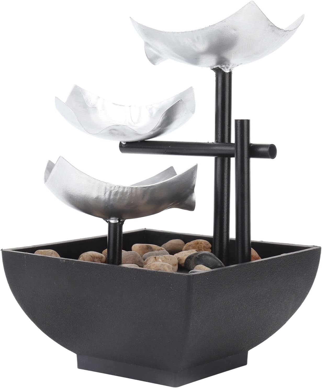 Walfront Indoor 3-Tier Water Fountain Ornament 1