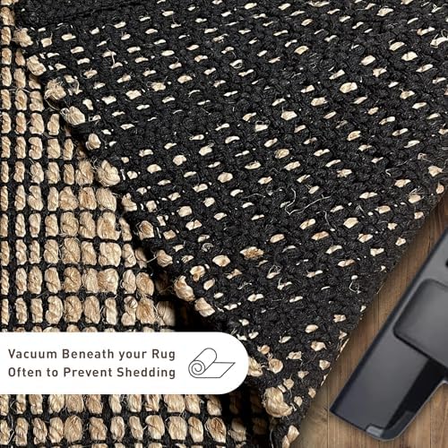 Chardin Home 2x3 Jute Cotton Woven Rug