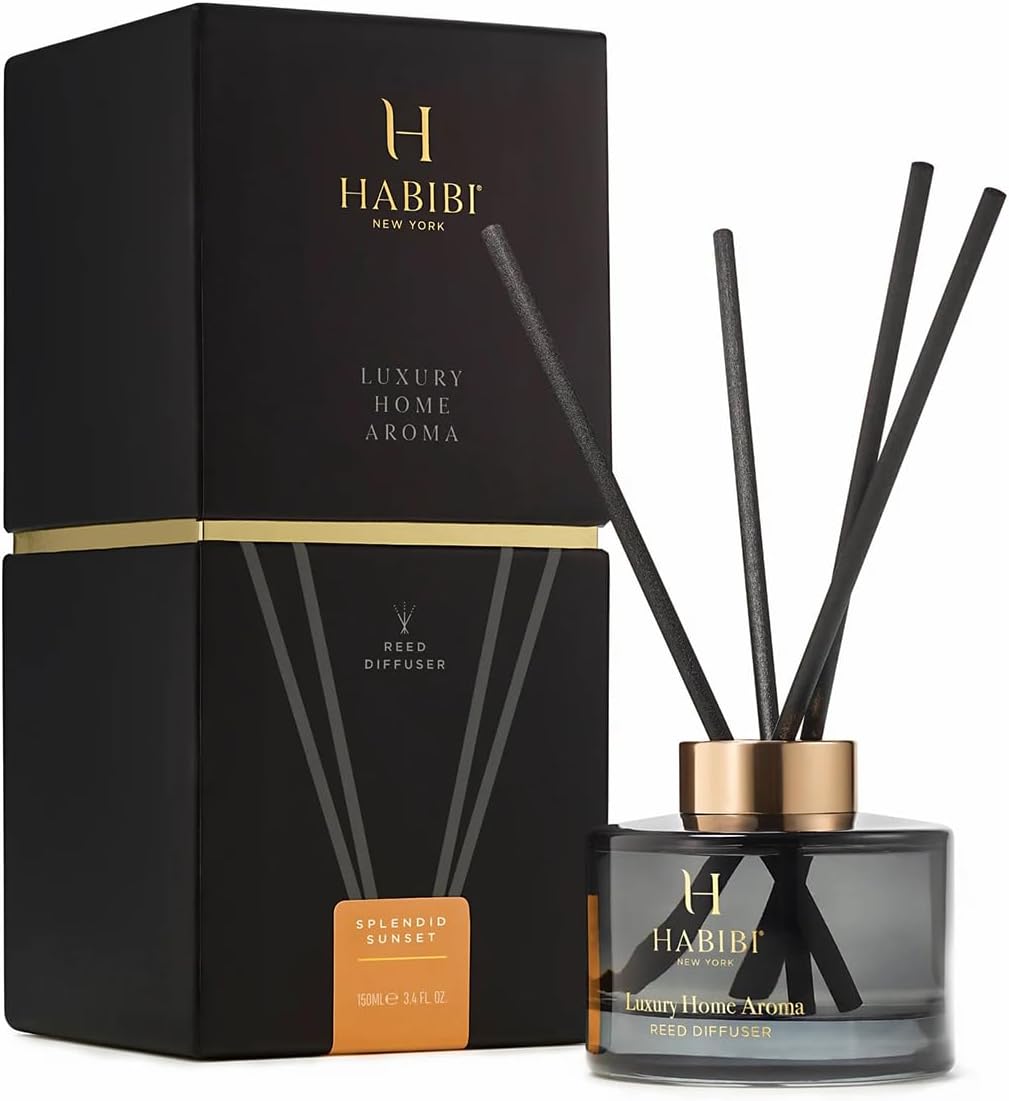 H Habibi Splended Sunset Reed Diffuser Set