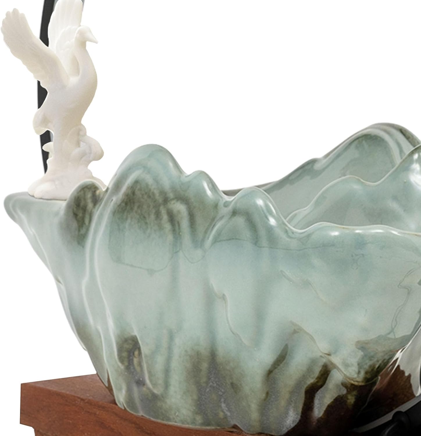 Haraisyo Romantic Tabletop Water Fountain with LED Light