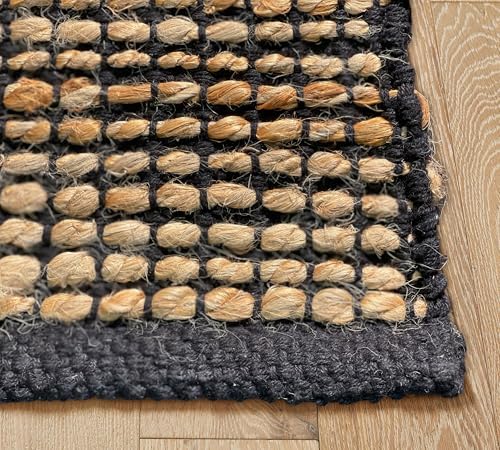 Chardin Home 2x3 Jute Cotton Woven Rug