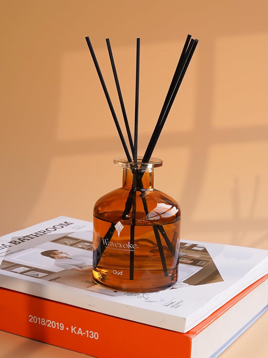 Wood Fragrance Reed Diffuser Stick Set 90 Days Cedar Sandalwood Aroma