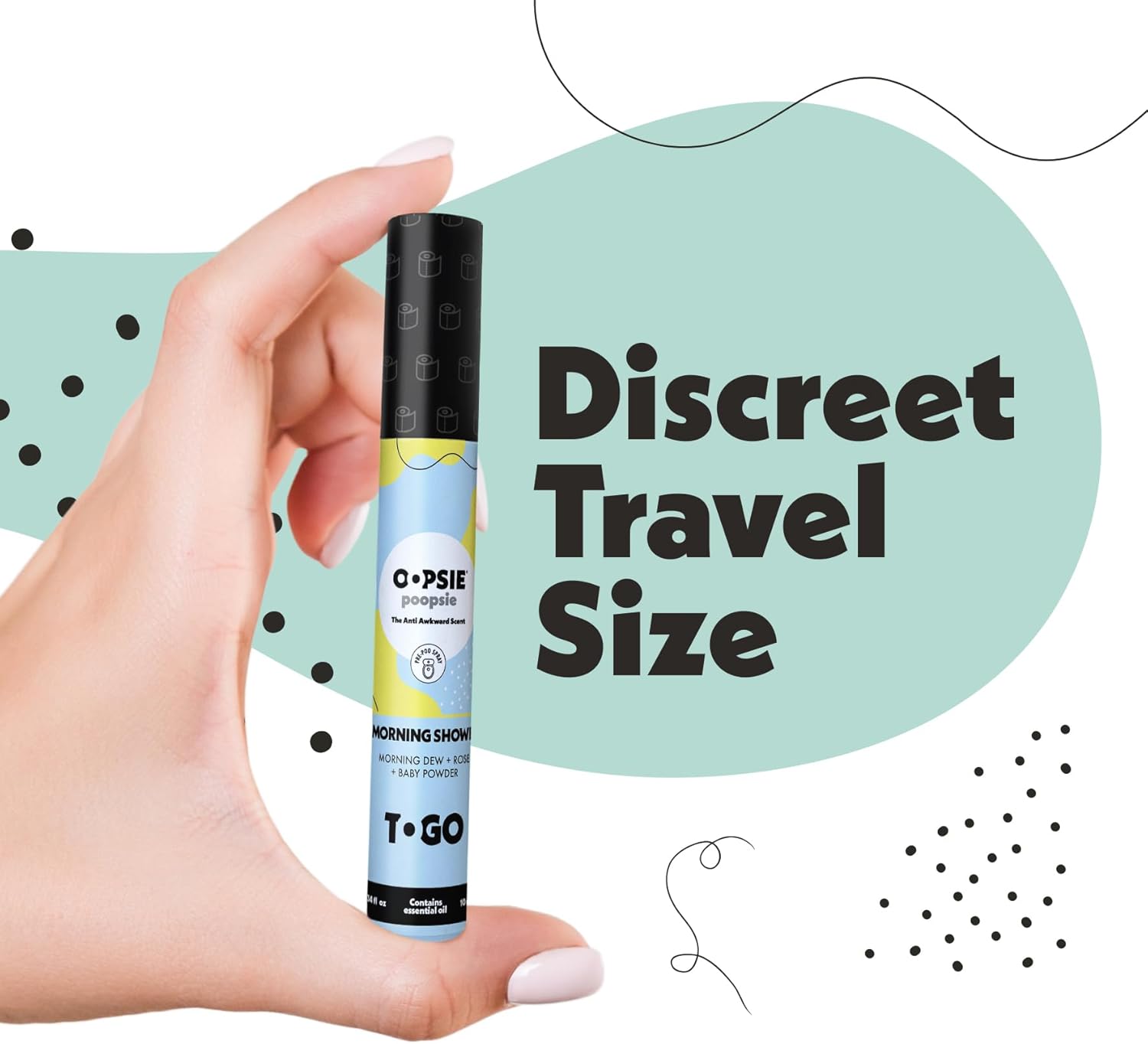 Pre Poo Toilet Spray - 2-Pack Travel Size Freshener