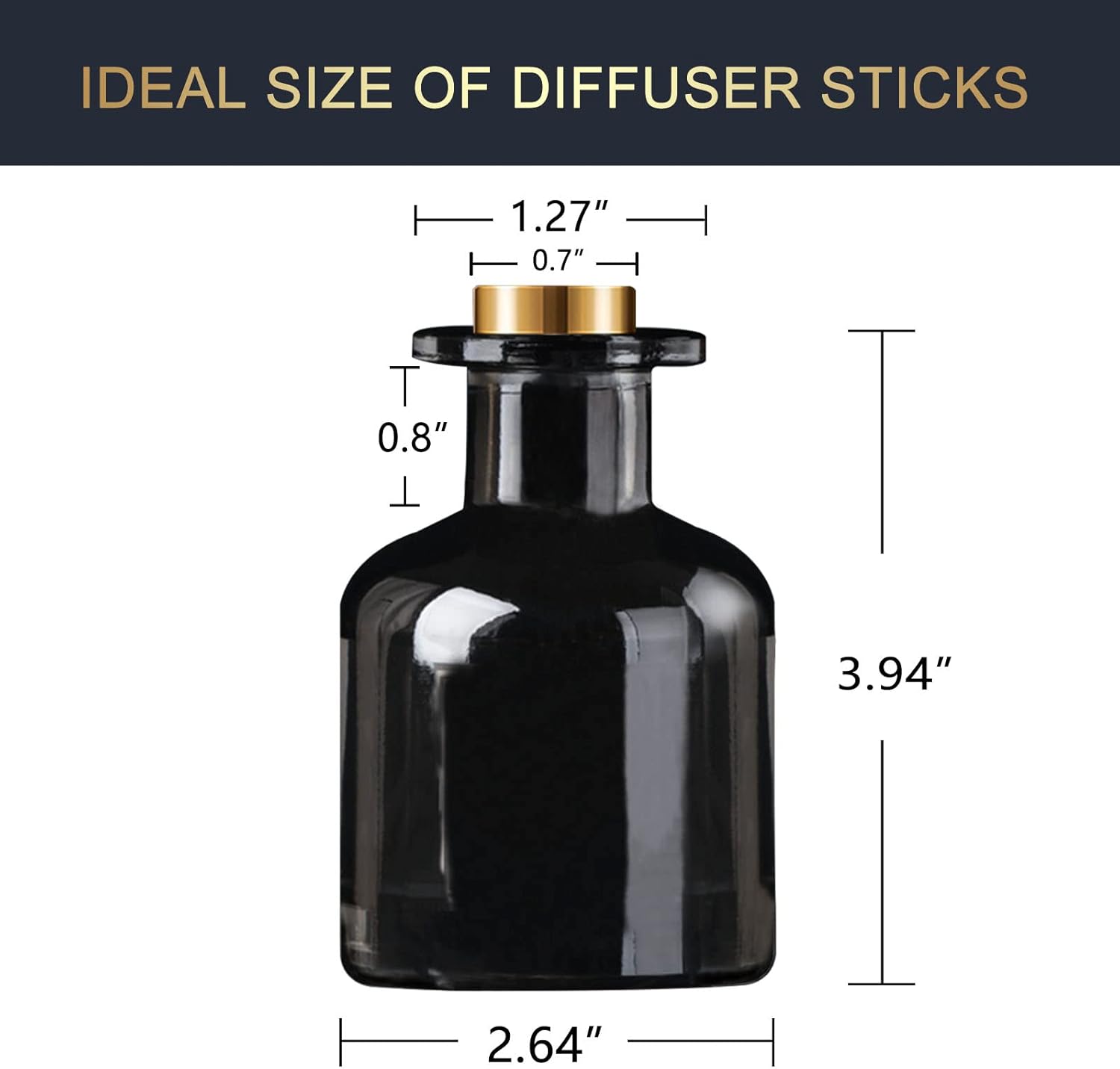 HOSSIAN Reed Diffuser Stick Diffuser Bottles