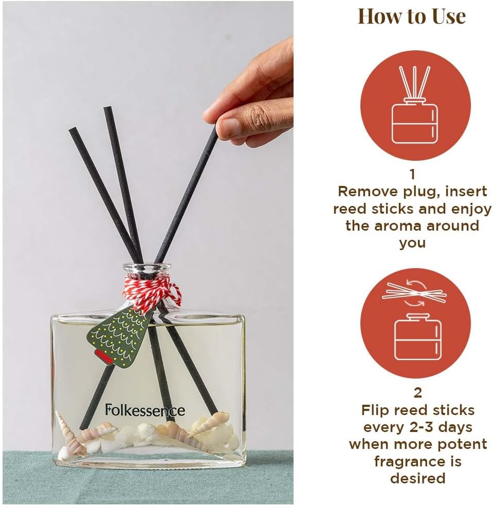 Folkulture Christmas Reed Diffusers for Home Decor