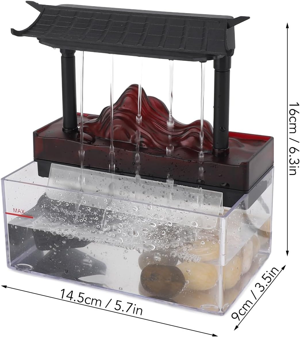 LED Tabletop Fountain with Color Changing Lights