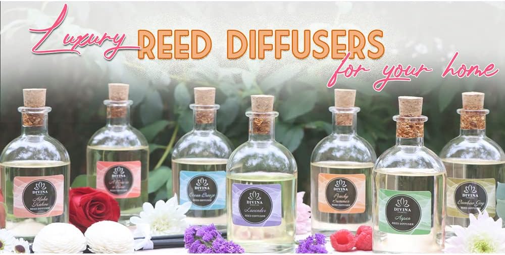 Luxury Bamboo Joy Reed Diffuser Set