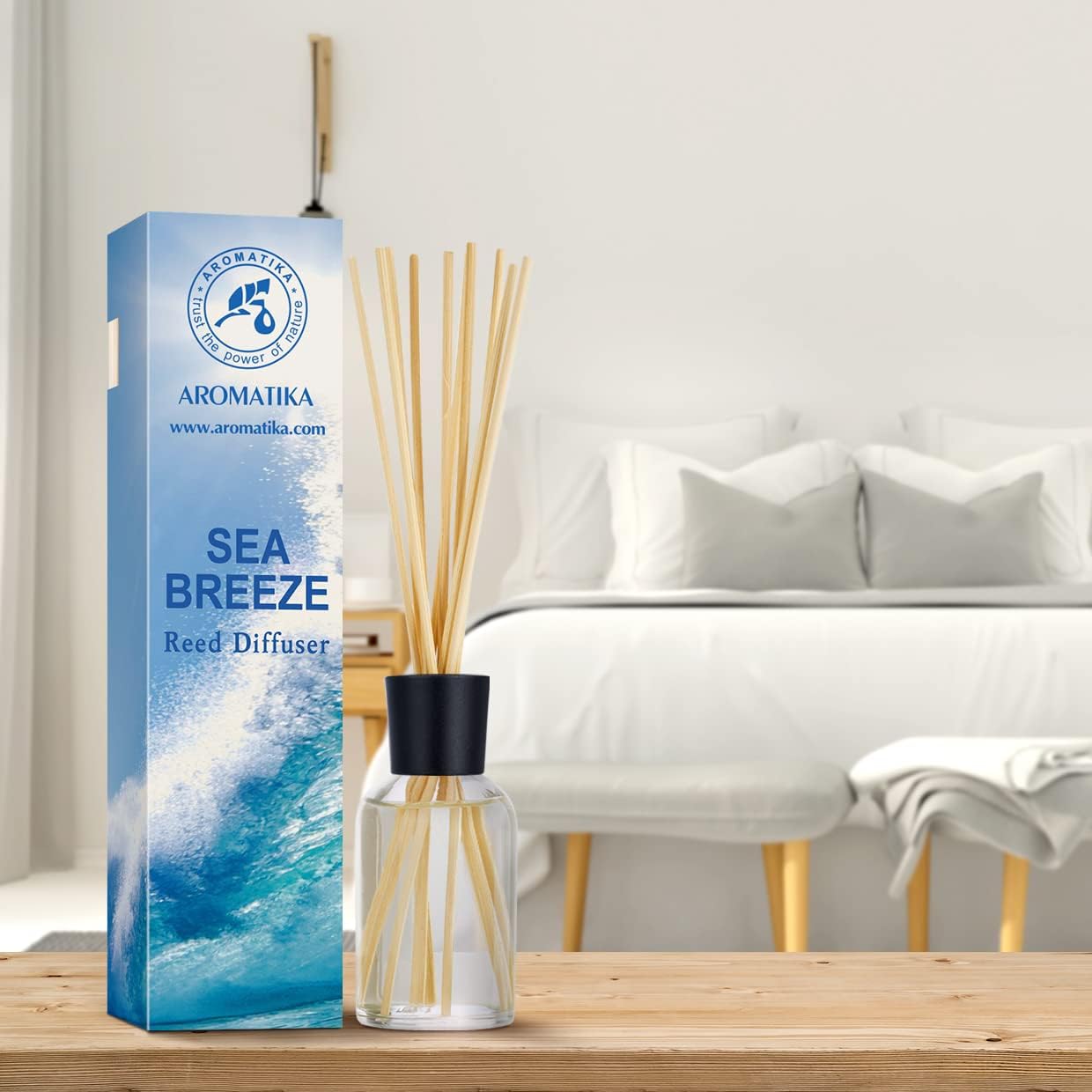 Sea Breeze Diffuser 34 Fl Oz - Fresh Long Lasting Fragrance Set