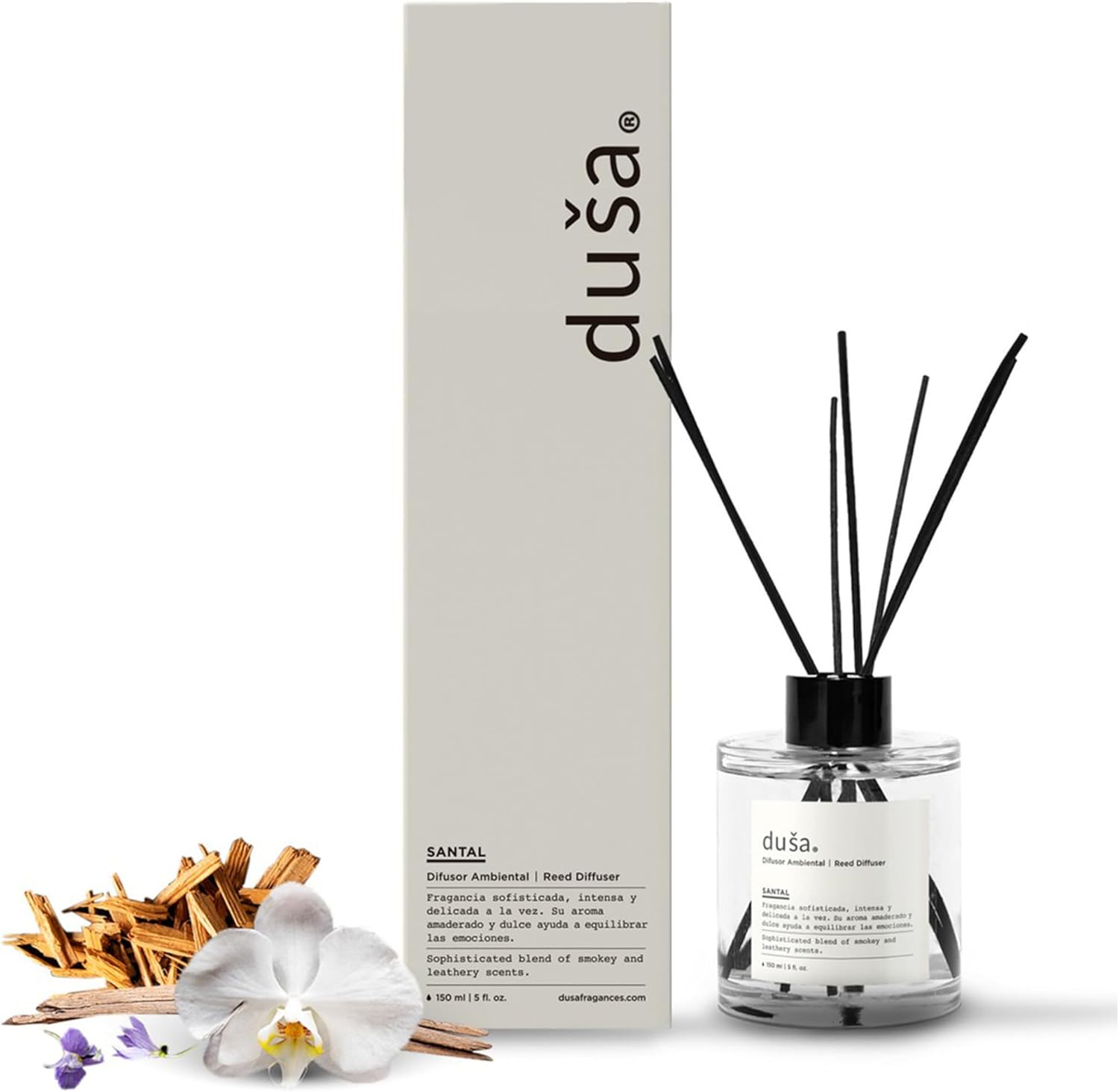 DUSA Santal Reed Diffuser Set - 5 Fl Oz
