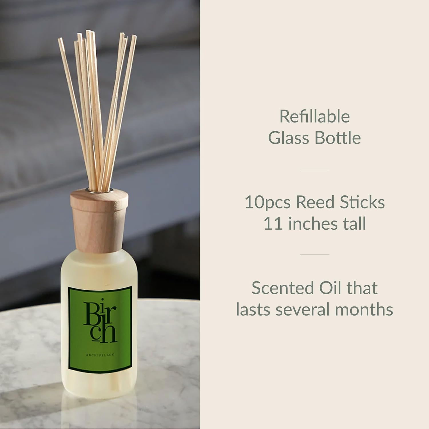 Archipelago Botanicals Birch Reed Diffuser Set