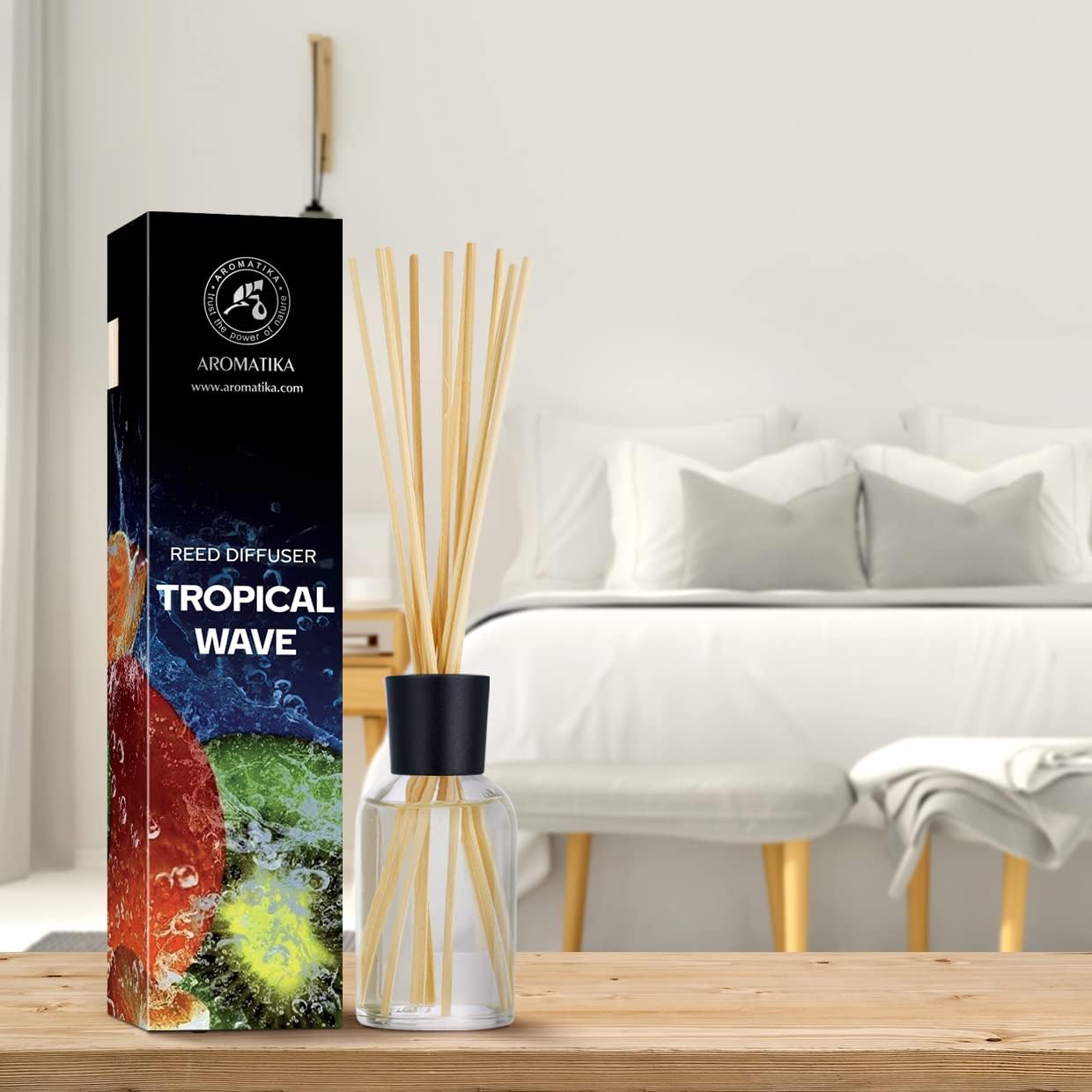 Tropical Wave Reed Diffuser 34 Fl Oz - Natural Aroma
