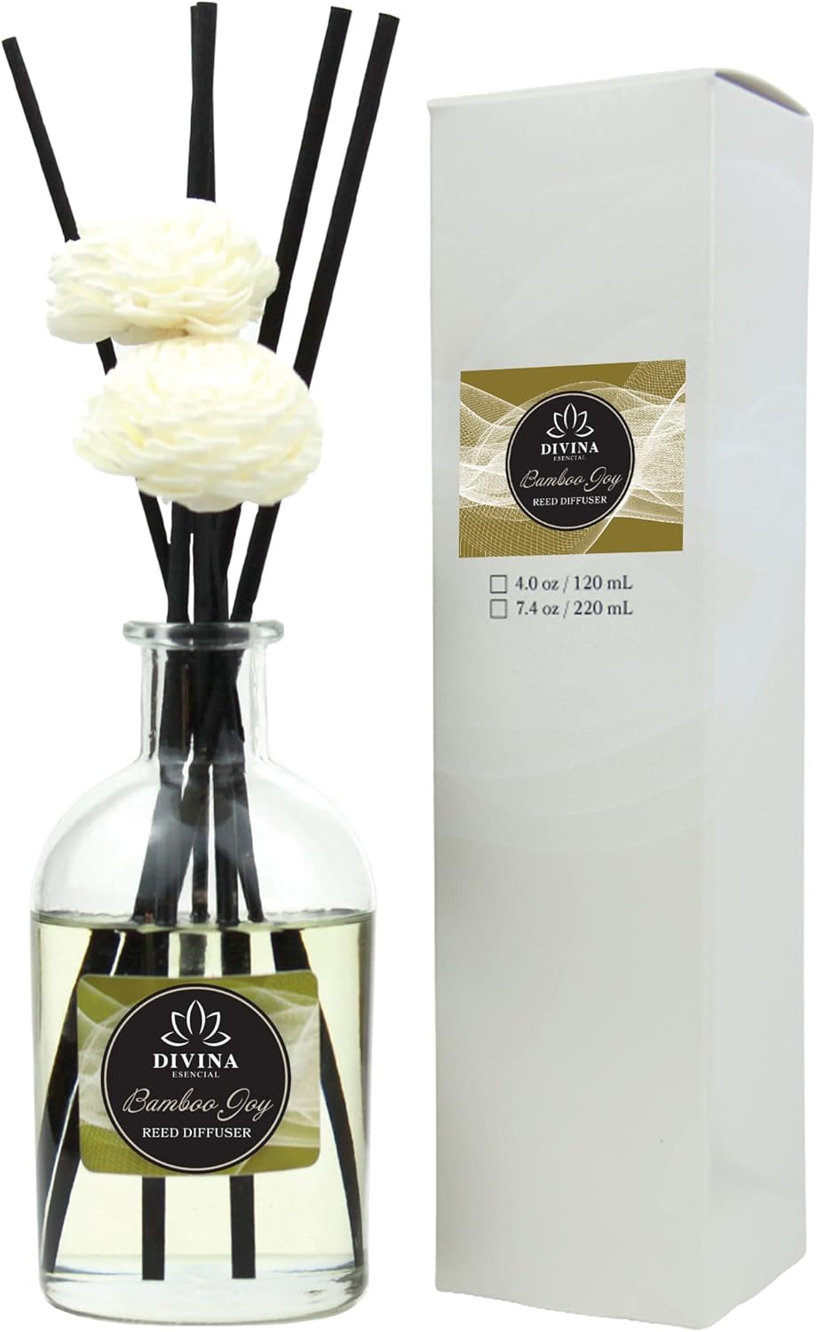 Luxury Bamboo Joy Reed Diffuser Set