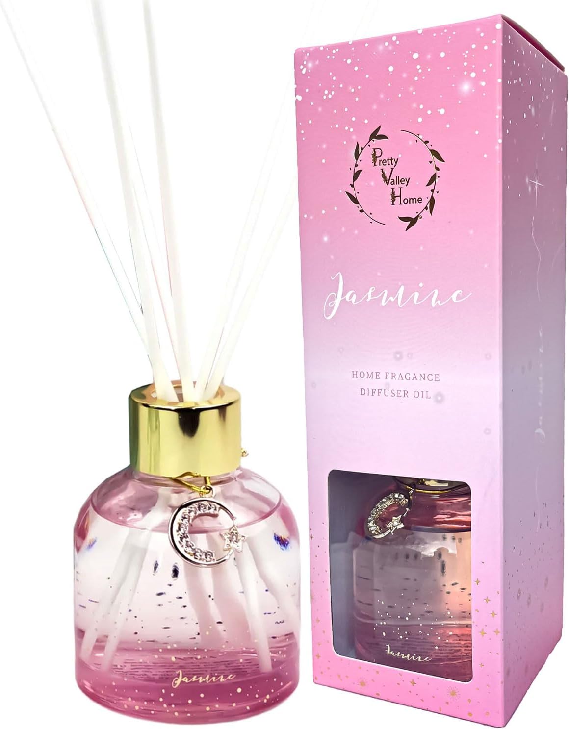 Pretty Valley Home Reed Diffuser Set - Jasmine 80Ml Gift Box