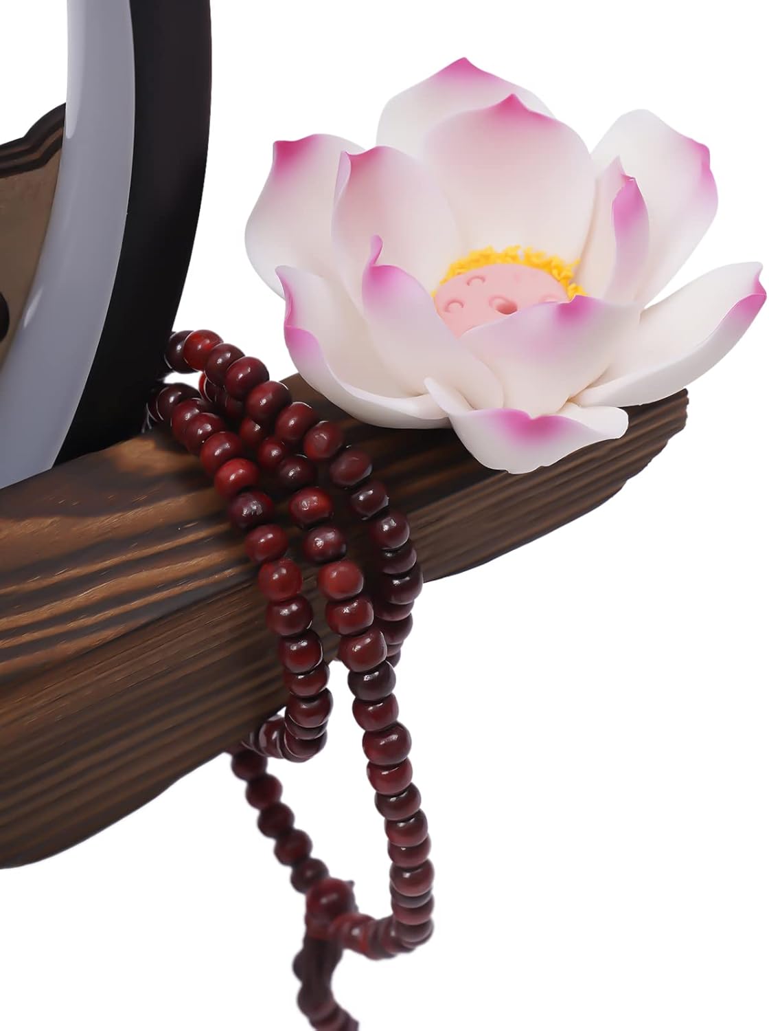 Netcoin Tabletop Water Fountain with Incense Burner and LED Lights