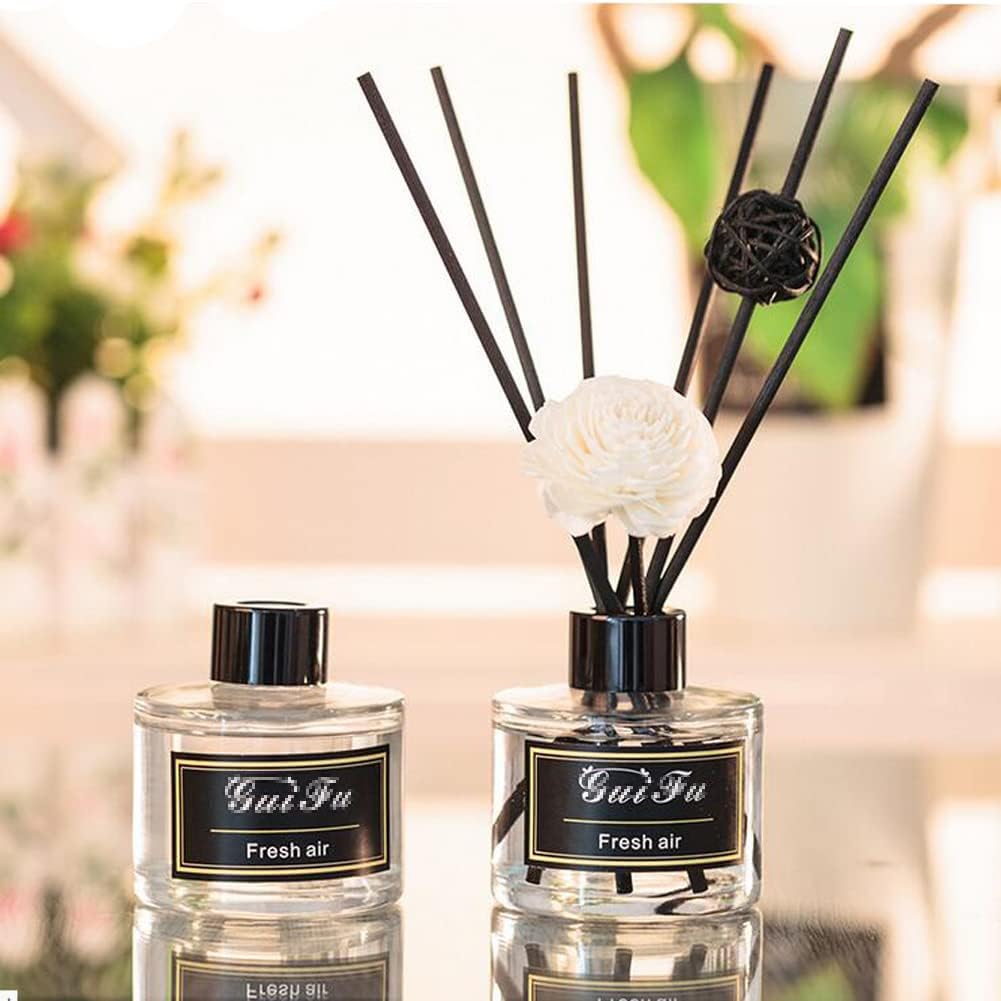 Set of 2 Glass Diffuser Bottles with 50ML Capacity