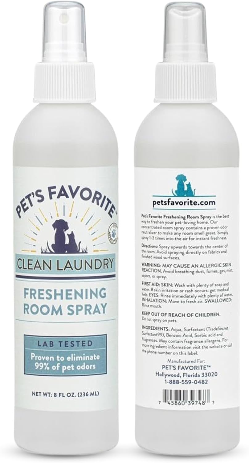 Pets Favorite Room Spray 8 Oz Pack of 2