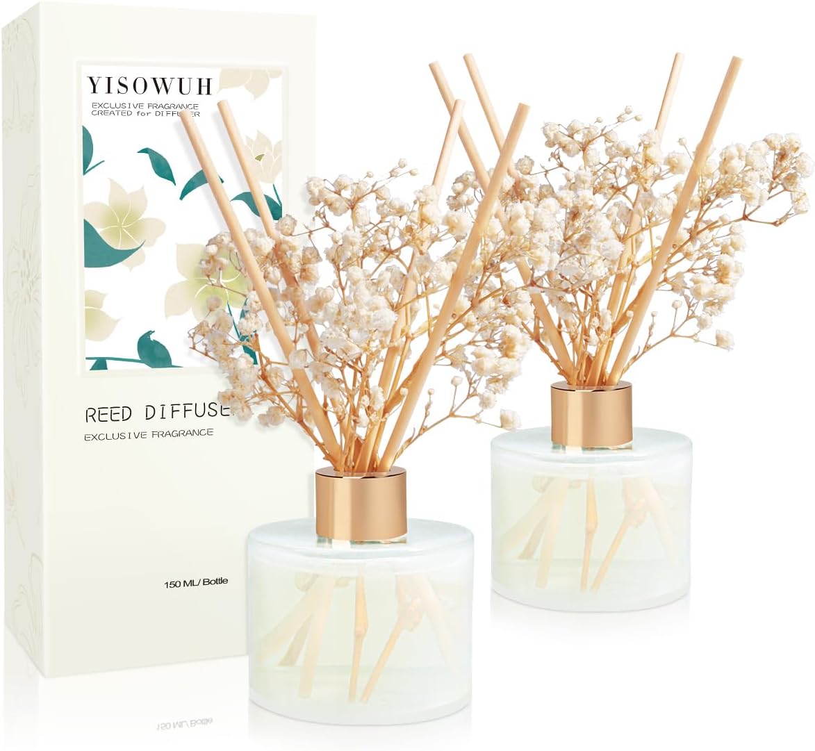 Yisowuh Scent Diffuser Set with 16 Sticks
