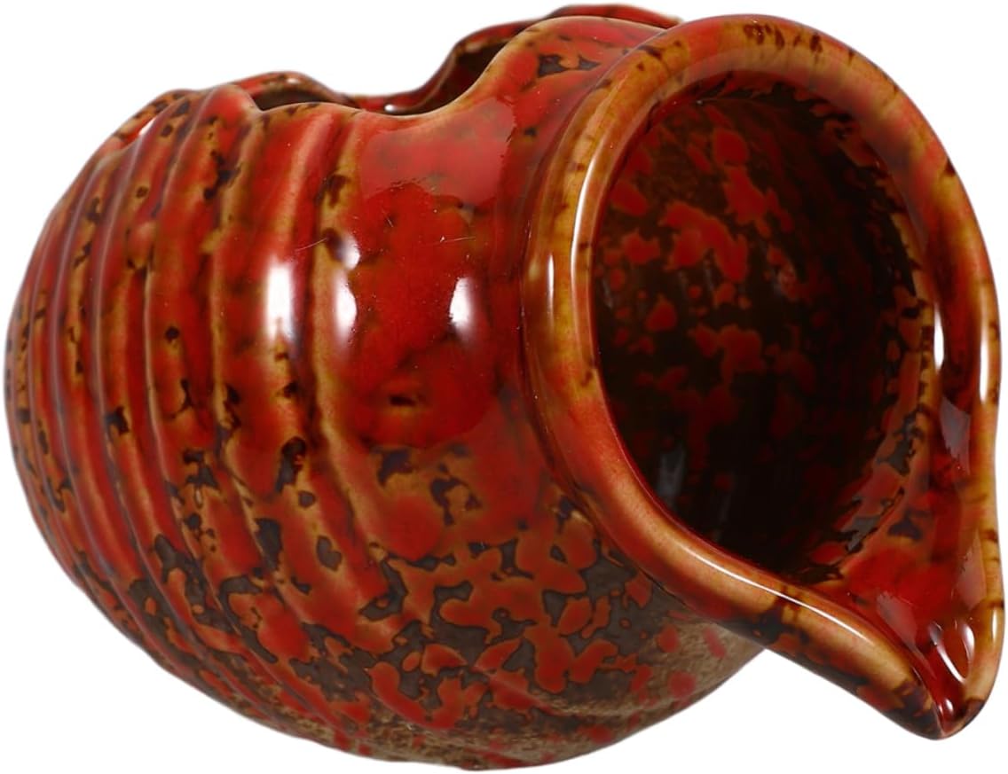 Ceramic Jar Water Fountain Rustic Zen Decor for Indoor and Outdoor Use