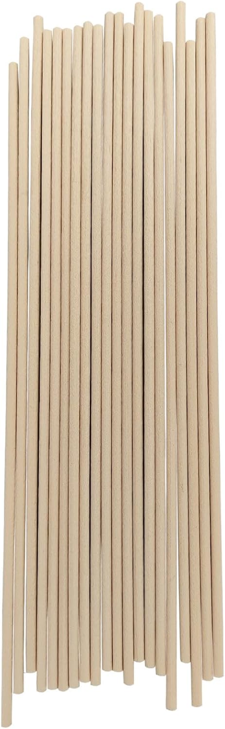 8 Inch 20 Pcs Fiber Reed Diffuser Refill Sticks White